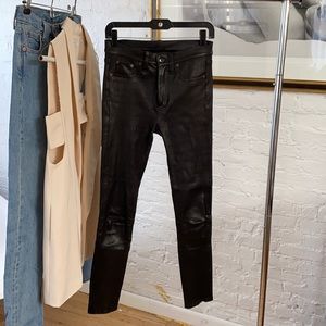 COPY - Rag & Bone leather stretchy pant